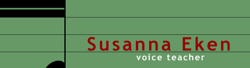 Susanna Eken Voice Teacher